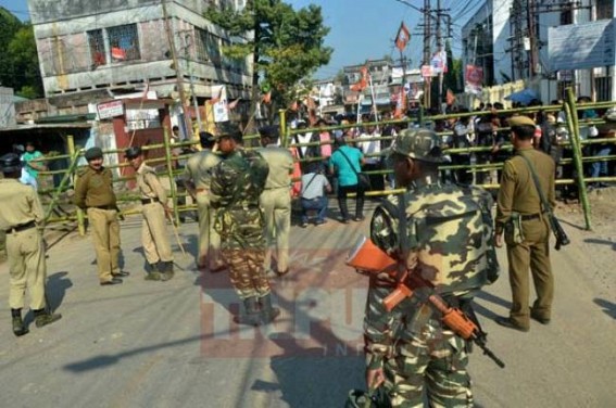 Security tightened at Agartala after by-election results